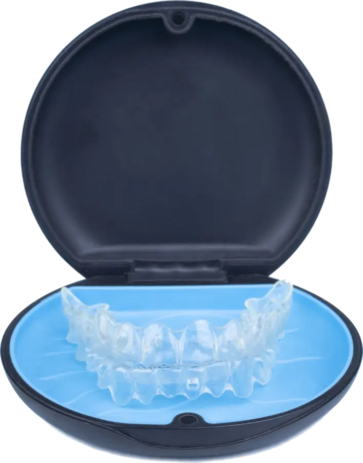 Orthodontieprakijk Ortho Billet nachtbeugel spalk na beugel retainer bakje met nachtbeugels